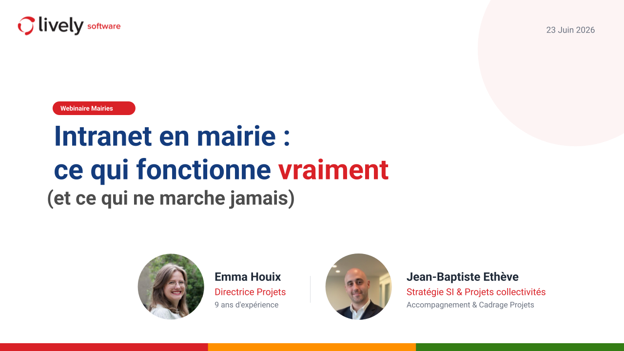 Replay du webinaire intranet en mairie